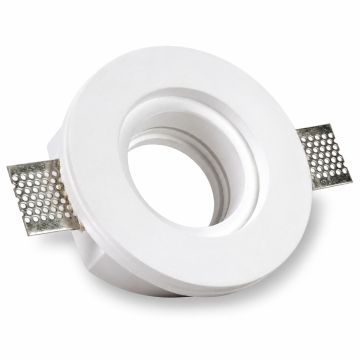 Support de spot encastré rond KOSOOM C1030Y Ø100 mm, fin et peignable, culot GU10 MR16