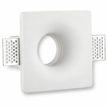 Support de spot encastré carré à peindre KOSOOM C1245F GU10 MR16