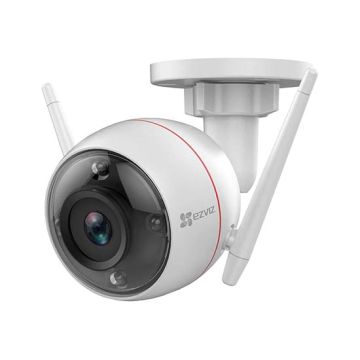 EZVIZ C3W Caméra Bullet WiFi Full HD 2MP avec vision nocturne couleur, sirène intégrée et lumière stroboscopique EZVIZ C3W Caméra Bullet WiFi Full HD 2MP avec vision nocturne couleur, sirène intégrée et lumière stroboscopique