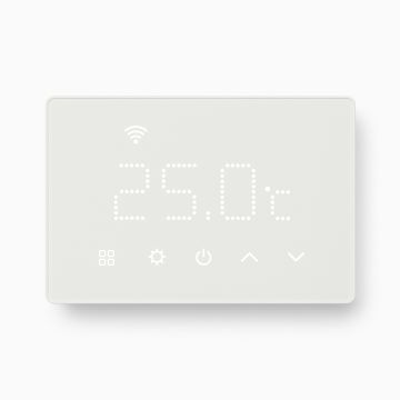 Thermostat intelligent ETTROIT Wi-Fi Tuya à écran tactile, boîtier 230 V intégré, blanc, 503 – SKU ETWF4301