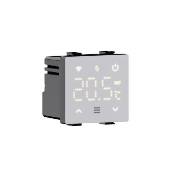 ETTROIT Thermostat programmable intégré 230V écran tactile compatible support MATIX (2 modules) -