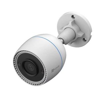 Caméra de sécurité extérieure EZVIZ H3c Full HD 2MP 1080p 4mm avec vision nocturne et détection de mouvement IP67