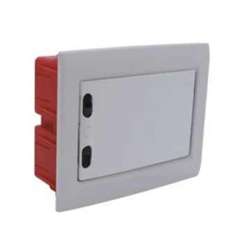 Tableau électrique encastré ETTROIT 12 modules IP40 avec porte pleine grise RAL 7030 - DB112912 Tableau électrique encastré ETTROIT 12 modules IP40 avec porte pleine grise RAL 7030 - DB112912