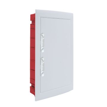 Tableau électrique encastré ETTROIT 36 modules IP40 avec porte pleine grise RAL 7030 - DB112936 Tableau électrique encastré ETTROIT 36 modules IP40 avec porte pleine grise RAL 7030 - DB112936