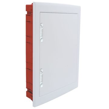 Tableau électrique encastré ETTROIT 54 modules IP40 avec porte pleine grise RAL 7030 - DB112954 Tableau électrique encastré ETTROIT 54 modules IP40 avec porte pleine grise RAL 7030 - DB112954