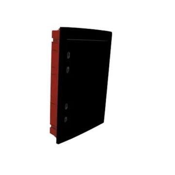 Tableau électrique encastré ETTROIT 54 modules IP40 avec porte pleine noire - DB112954B Tableau électrique encastré ETTROIT 54 modules IP40 avec porte pleine noire - DB112954B