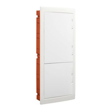Tableau électrique encastré ETTROIT 90 modules IP40 avec porte pleine grise RAL 7030 - DB112990 Tableau électrique encastré ETTROIT 90 modules IP40 avec porte pleine grise RAL 7030 - DB112990