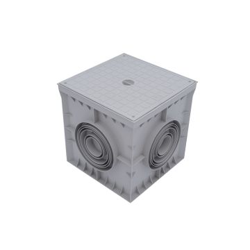 ETTROIT Coffre électrique inspectable avec couvercle 300 x 300 x 300 mm - DB1303030