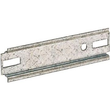 Rail DIN FAEG OMEGA 160mm rail 8 modules en métal galvanisé pour tableaux - 14243