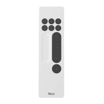 Télécommande NICE Radiocommande Bidirectionnelle DOMI&#39; P6 SV 6 Canaux - Émetteur Blanc P6SV soleil on-off