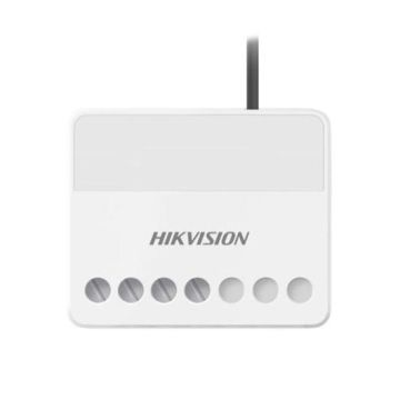 Module relais sans fil Hikvision AX PRO DS-PM1-O1H-WE 868 MHz Contrôle à distance de l&#39;état de l&#39;appareil avec compteur d&#39;énergie intégré