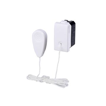 ETTROIT EV1101 Bouton à tirer 1P 10A avec cordon couleur blanc compatible avec VIMAR PLANA