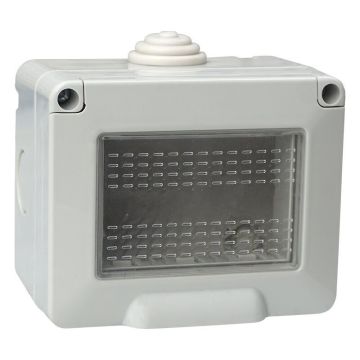 ETTROIT Coffret Avec Couvercle 3 Places 3P IP55 Cassette Compatible Vimar Plana - EV2603