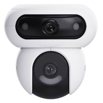 Caméra PTZ extérieure Wi-Fi EZVIZ H90 Dual 2K+ avec double objectif 4 MP + 4 MP, suivi IA des personnes et des véhicules, vue panoramique à 360°