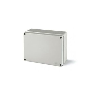 Boîte de jonction étanche FAEG à parois lisses - couvercle avec vis plastique et charnière IP56 300 x 220 x 120 - 13508