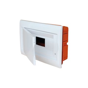 Tableau d'encastrement 12 modules avec cadre blanc et porte blanc 315x215x75mm IP40 FAEG - FG14612 Tableau d'encastrement 12 modules avec cadre blanc et porte blanc 315x215x75mm IP40 FAEG - FG14612