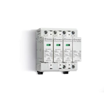 FINDER 7P-24 parafoudre SPD triphasé tétrapolaire CLASSE 2 275VAC 3+1 20kA 7P2482750020 FINDER 7P-24 parafoudre SPD triphasé tétrapolaire CLASSE 2 275VAC 3+1 20kA 7P2482750020