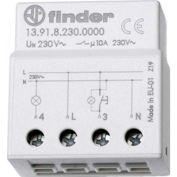 FINDER 13.91 Télérupteur électronique Type 139182300000 230 V, 1 contact, 10 A - Série 13 Finder FINDER 13.91 Télérupteur électronique Type 139182300000 230 V, 1 contact, 10 A - Série 13 Finder
