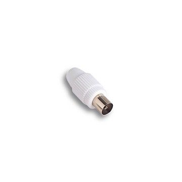 Fiche coaxiale FANTON TV Ø 9,5 mm connexion droite pour câbles jusqu&#39;à 7 mm de diamètre