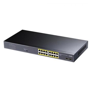 Commutateur réseau 16 ports PoE + Gigabit + liaison montante 2 ports Gigabit SFP 200W sans gestion Cudy GS1020PS2 Commutateur réseau 16 ports PoE + Gigabit + liaison montante 2 ports Gigabit SFP 200W sans gestion Cudy GS1020PS2
