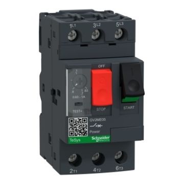 Protecteur de moteur magnétothermique Schneider Electric TeSys Deca 3P 0,63-1A 690V 100kA GV2ME05