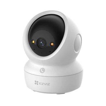 Caméra PTZ Wi-Fi d&#39;intérieur EZVIZ H6c G1 3K 5MP avec suivi automatique IA, vision nocturne couleur et audio bidirectionnel