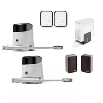 Joli kit d&#39;automatisation de portail battant HOPPKIT-BD pour vantaux jusqu&#39;à 2,4 m HOPPBDKCE