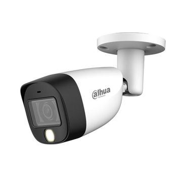 Caméra Bullet Hybride 4 en 1 Dahua HAC-HFW1200CM-IL-A-S6 2MP 2,8 mm Double éclairage intelligent Audio Boîtier métallique OSD IP67