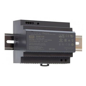 MeanWell HDR-150-24 Alimentation ultra-mince pour montage sur rail DIN sortie unique 150W 24V 6.25A