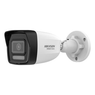 Hikvision HWI-B140HA-LU Caméra IP Bullet 4 MP à double éclairage avec détection de présence humaine/véhicule, audio intégré et protection IP67