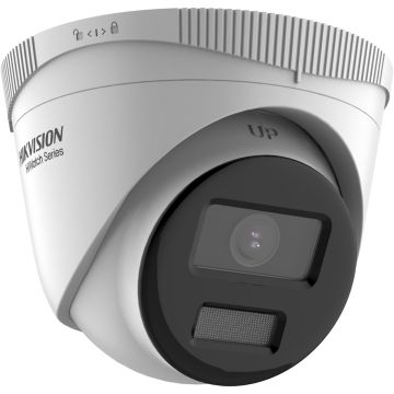 Caméra IP tourelle Hikvision HiWatch ColorVu 2MP PoE Lumière blanche Portée de 30 m IP67 HWI-T229HA