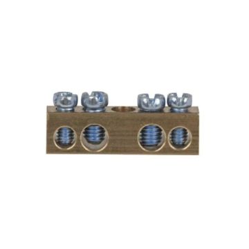 Connecteur nu terre et neutre FAEG 4 trous - 2x10 mm² + 2x16 mm²