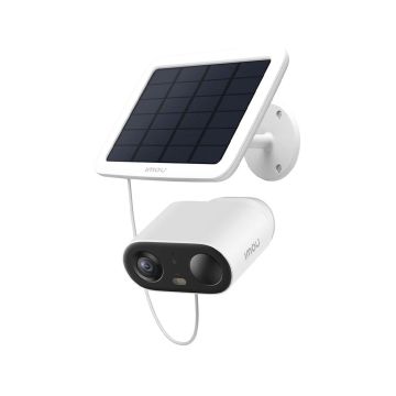 Kit Imou - Kit couleur Cell Go 2K - 1 caméra Wi-Fi à batterie 3MP 2,8 mm FullColor à dissuasion active + 1 panneau solaire