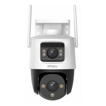 IMOU IPC-S7XP-10M0WED Caméra Wi-Fi extérieure double Cruiser 10MP double objectif 5MP+5MP zoom numérique 8x, détection humaine et véhicule par IA, audio bidirectionnel, dissuasion active, IP66