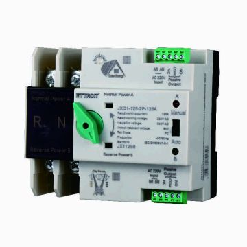 ETTROIT JX11298 ATS commutateur de transfert automatique photovoltaïque double puissance 125A 2P