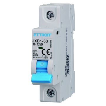 Disjoncteur magnétothermique 1P 50 A 6 kA ETTROIT JX115060