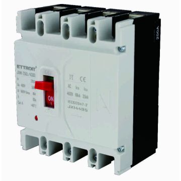 ETTROIT JX14495 MCCB MCB Disjoncteur à boîtier moulé 4P 200A 380V-35KA ETTROIT JX14495 MCCB MCB Disjoncteur à boîtier moulé 4P 200A 380V-35KA