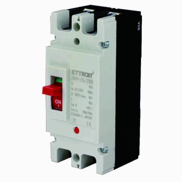 Disjoncteur magnétothermique à boîtier moulé 2P 80 A 500 V DC ETTROIT JX15297
