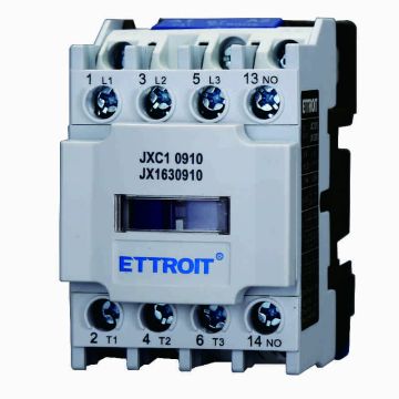 ETTROIT JX1630910 Contacteur AC 24V 50/60Hz Bobine 3P 3 pôles Normalement ouvert Ie 9A Ue 380V