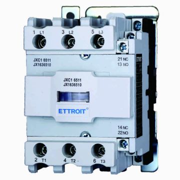 ETTROIT JX1636510 Contacteur AC 24V 50/60Hz Bobine 3P 3 pôles Normalement ouvert Ie 65A Ue 380V