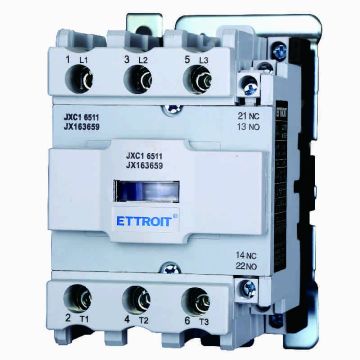 Contacteur ETTROIT JXC1 AC 220V 50/60Hz Bobine 3P 3 pôles Normalement Ouvert Ie 65A Ue 380V - JX163659