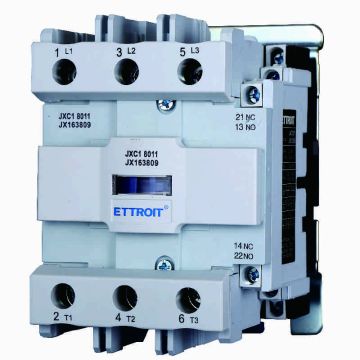 Contacteur ETTROIT JXC1 AC 220V 50/60Hz Bobine 3P 3 pôles Normalement Ouvert Ie 80A Ue 380V - JX163809