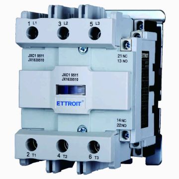 ETTROIT JX1639510 Contacteur AC 24V 50/60Hz Bobine 3P 3 pôles Normalement ouvert Ie 95A Ue 380V