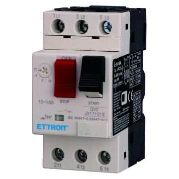 Protection moteur thermomagnétique réglable ETTROIT 10–16 A triphasé GV2 - JX171016