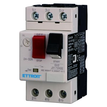 Protection moteur thermomagnétique réglable ETTROIT 24–32 A triphasé GV2 - JX172432