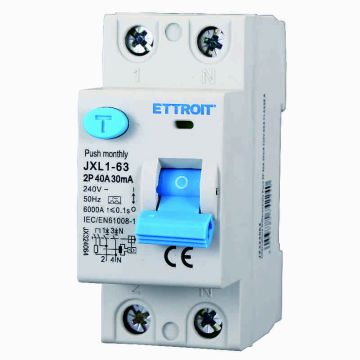 ETTROIT JX324064 Interrupteur différentiel pur 2P 40A 30mA 220V-6KA CLASSE A