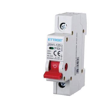 ETTROIT Interrupteur Sectionneur 1P 63A 240VAC Rail DIN - JX416300