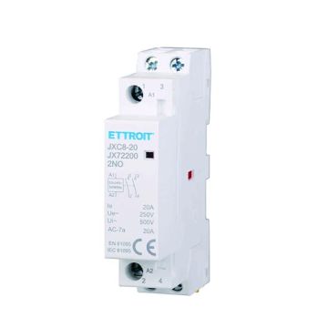 Contacteur modulaire ETTROIT DIN 2P 220 V 20 A 2 contacts NO 2NO - JX72200 Contacteur modulaire ETTROIT DIN 2P 220 V 20 A 2 contacts NO 2NO - JX72200
