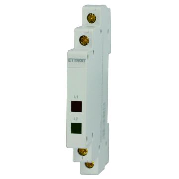 ETTROIT JXB1D-200 Voyant LED biphasé pour lampe de signalisation sur rail DIN JAUNE