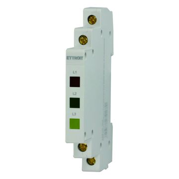 ETTROIT JXB1D-300 Voyant LED triphasé pour voyant d&#39;avertissement sur rail DIN blanc